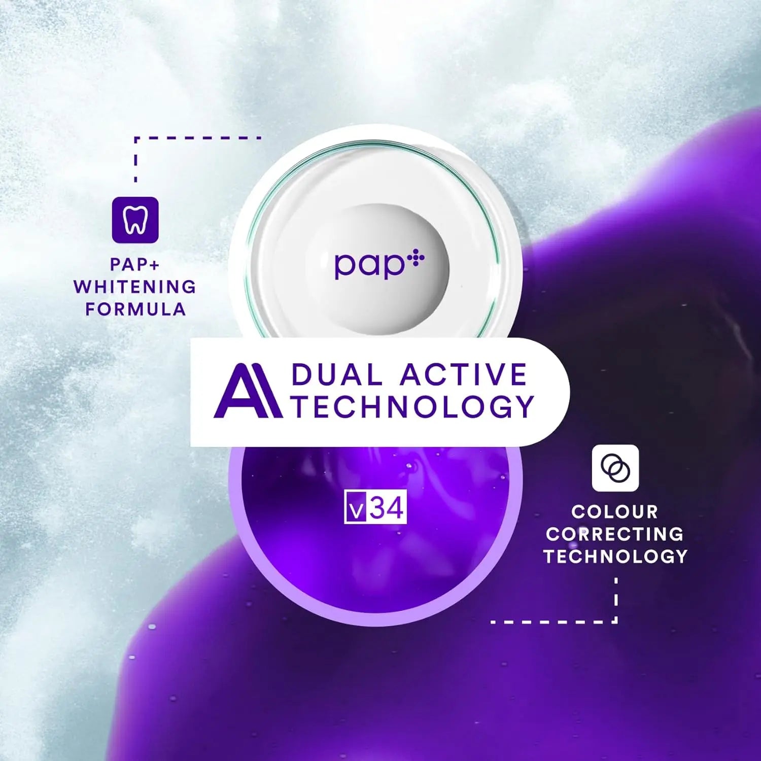Hismile V34 Whitening Strips, Teeth Whitening Strips, Purple Tooth Whitening, Purple V34 Whitening Strips, Tooth Stain Treatment